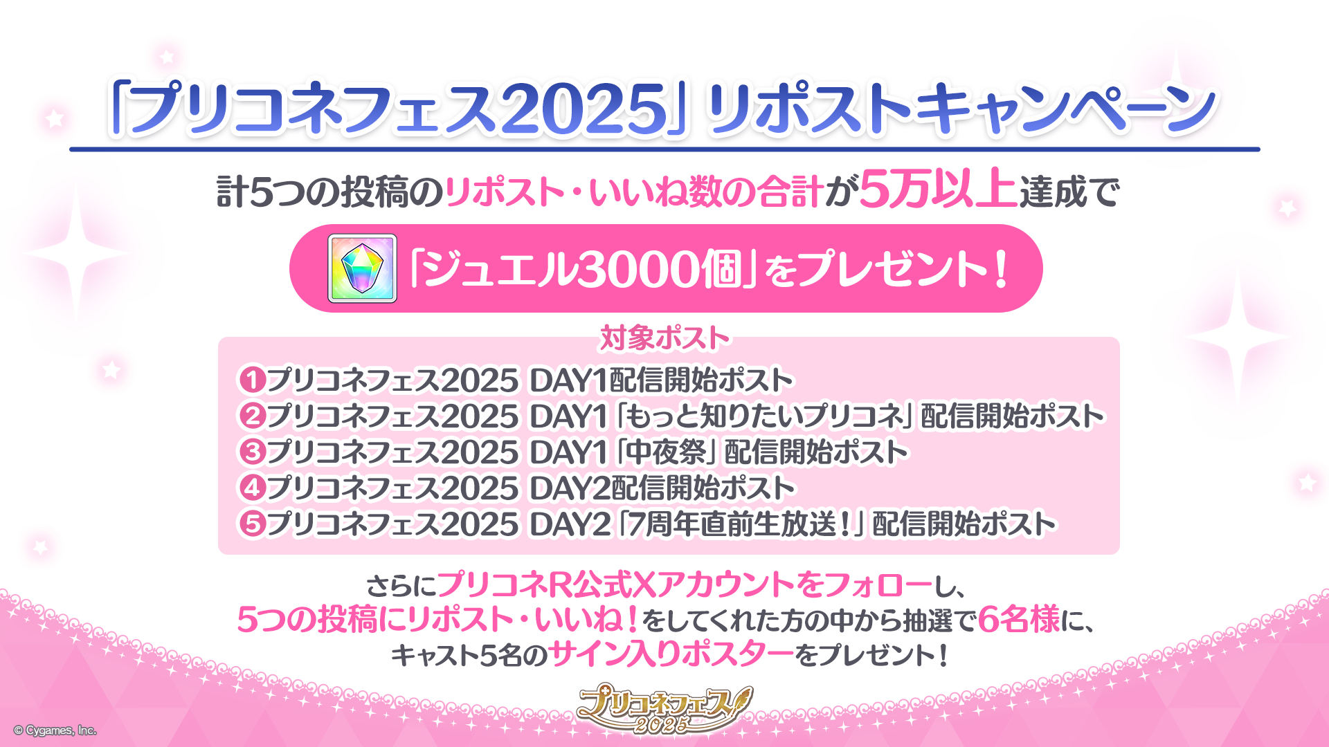 プリコネフェス2025 リポストキャンペーン開催！